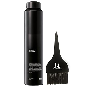 Topchic 7NA Mid Natural Ash Blonde Permanent Hair Color 250g Can with Tint Brush Professional Hair Dye for Full Gray Coverage