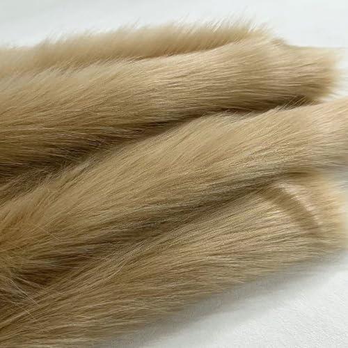 Tissu fourrure synthétique anti-mue pour coudre des oreillers