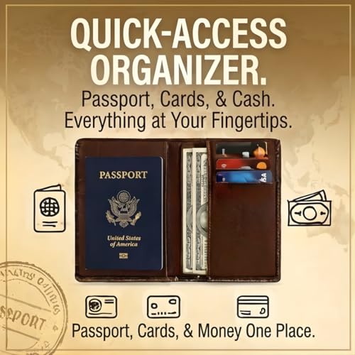 Image of ncgifts Couple Personalized Passport Cover for Men and Women | Customized Travel Accessories Organizer | Vegan Leather Passport Holder | Unisex Handcrafted Gift | Gift for Birthday /Anniversery