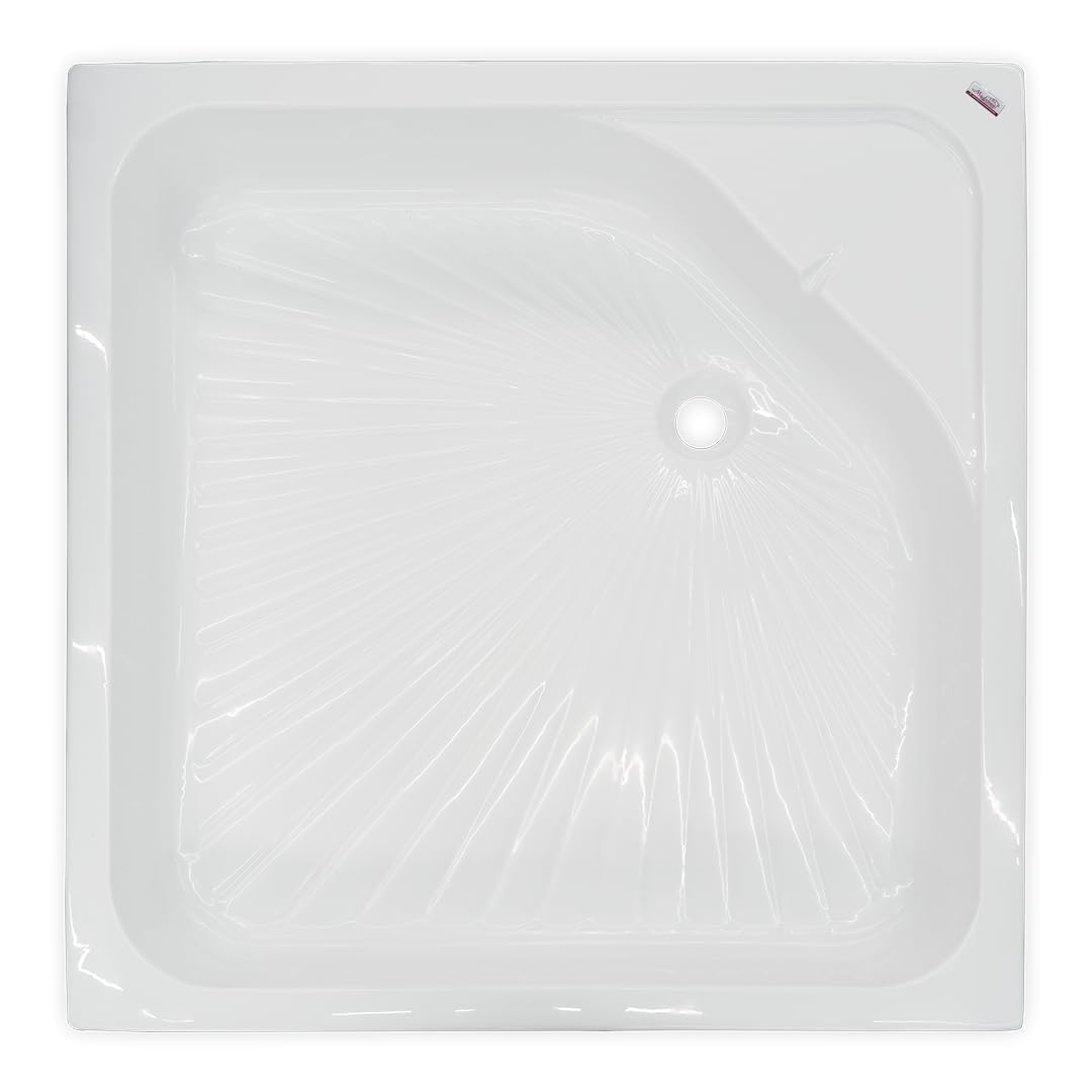 Diana 4x4 Feet Square Acrylic Shower Tray - White