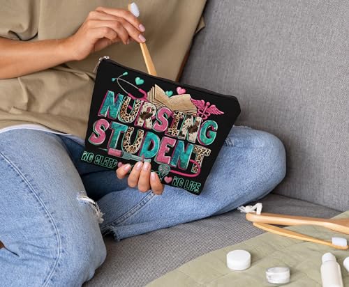 Nursing Student Makeup Bag, Nursing Student Gifts, Nursing Student Essentials, Future Nurse Gifts, Nurse Appreciation Gifts, Nurse Accessories, Nurse Graduation Gifts Cosmetic Bag Makeup Pouch2