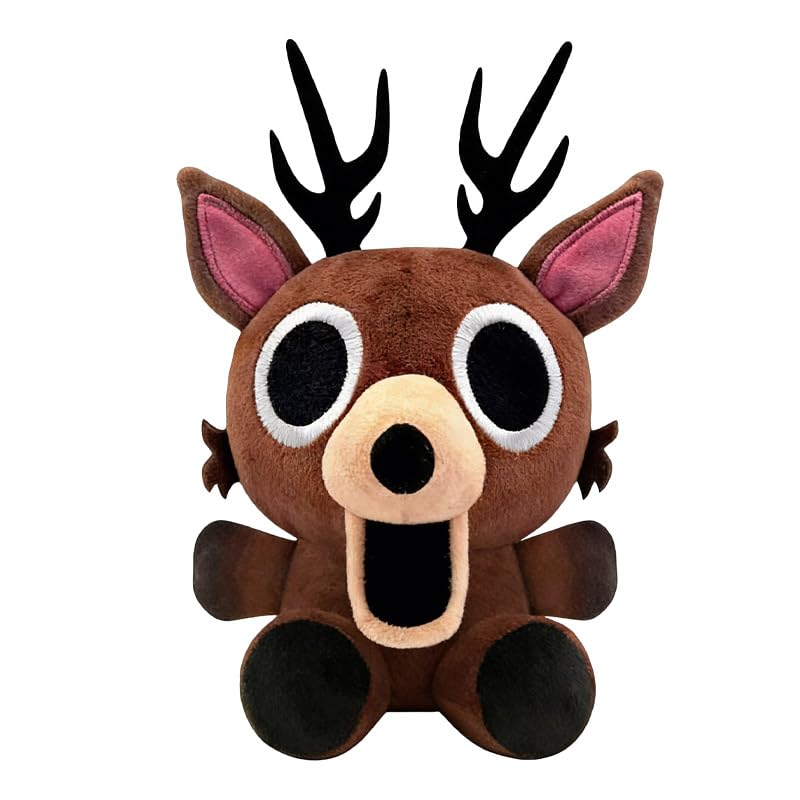 HAOZHENF 99 Nächte im Wald Kuscheltier 25cm 99 Nights in The Forest Plush Toy Kawaii Elch Rentier Stofftier Puppen Plüschtiere Zum Sammeln & als Fangeschenk
