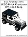 1st Foundations LEGO Brick Creations - Off Road Jeep Instructions (English Edition)