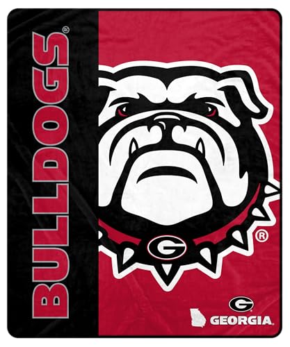 Pegasus Sports NCAA Georgia Bulldogs Endzone Ultra Soft Tailgate Throw