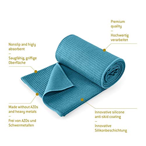 image for Lotuscrafts Hot Yoga Towel Grip - Non-Slip & Fast-Drying - Non Slip Yo