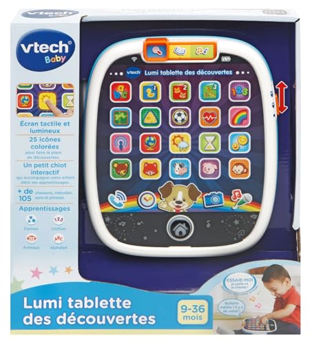 Tablette tactile bébé VTech Lumi des Découvertes dès 9 mois