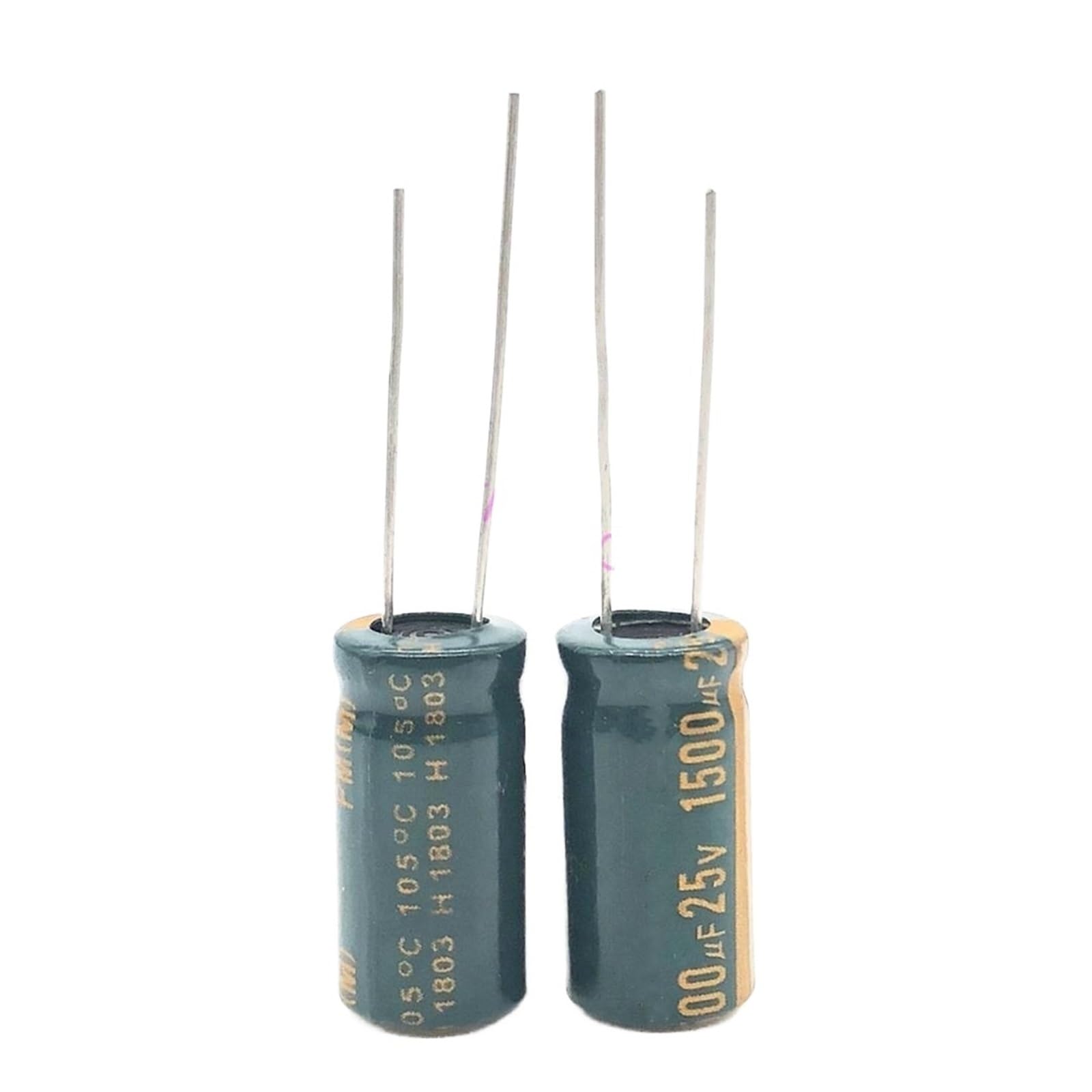 ICXLPMC 20pcs/lot Q03 25V 1500UF Low ESR/Impedance high frequency aluminum electrolytic capacitor size 10 * 20 1500UF25V 20%