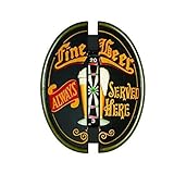 RAM Gameroom Products Dartboard Cabinet, Fine Beer - Always Served Here