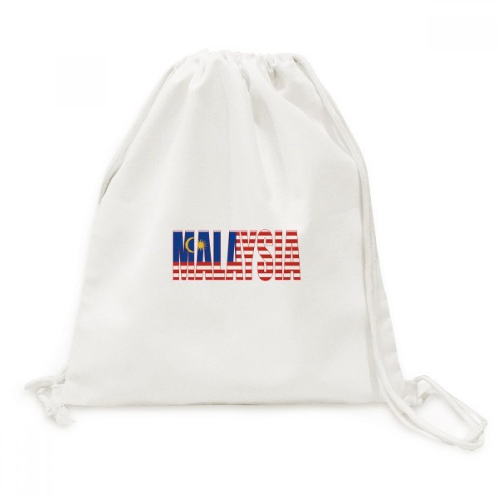 Toile Drawstring Backpack Malaisie sac à cordon pour voyage - 5