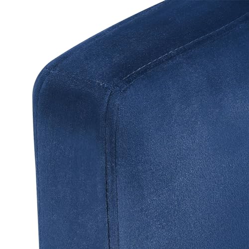 Sillón Plegable Terciopelo Azul miniatura 7