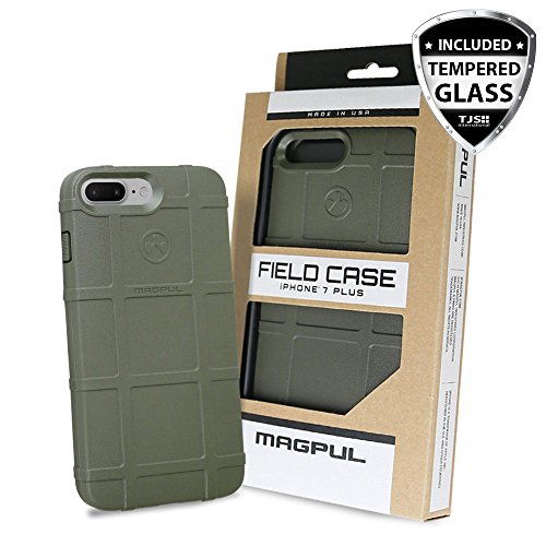 Case for iPhone 7 Plus / iPhone 8 Plus, with TJS [Tempered Glass