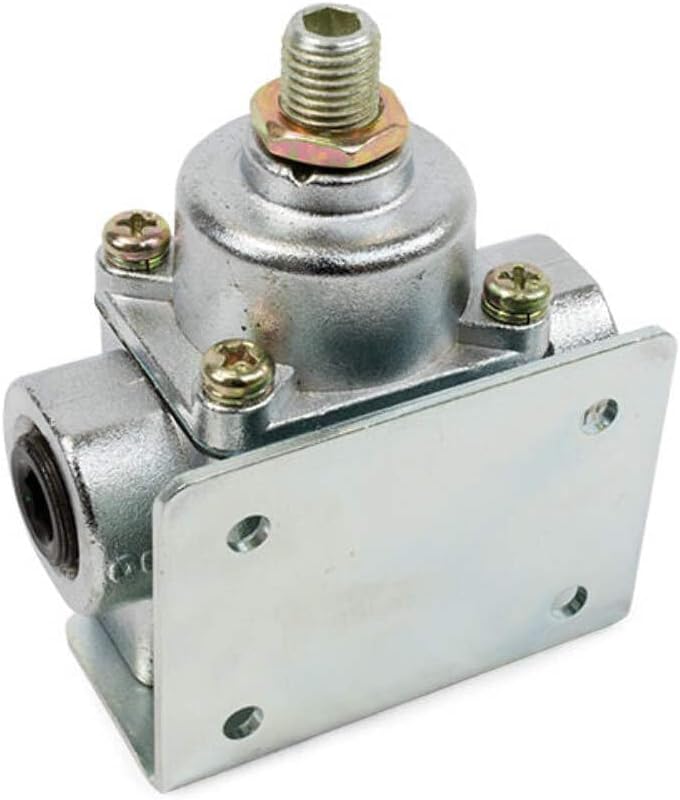 Top Street Performance JM1056C Chrome 3/8" NPT Fuel Pressure Regulator (5-9 PSI)