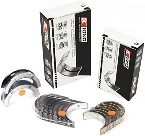 King Engine crankshaft Bearings Compatible with SBC Chevy King 305 327(LG JRNL) 350 383 Main & Rod Bearings Sets. Click on Size Needed Before Placing in Cart!! (STD Size)