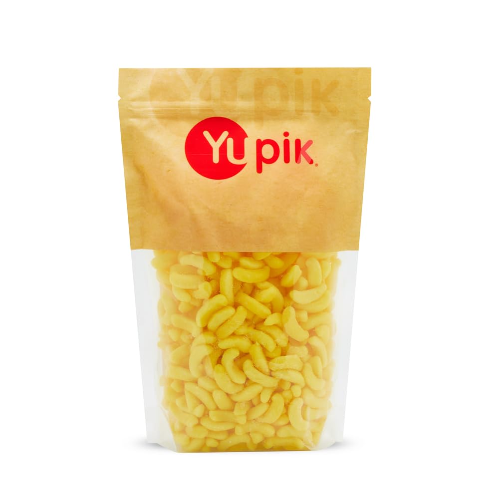 Yupik Mini Gummy Banana Chews, 2.2 lb (35.2 oz), Gluten-Free, Sugary Coating, Banana Flavor, Soft & Chewy Gummies, Fun Treat, Sweet Candy, Delicious Snack, Ideal for Gifting, Holidays & Decorating