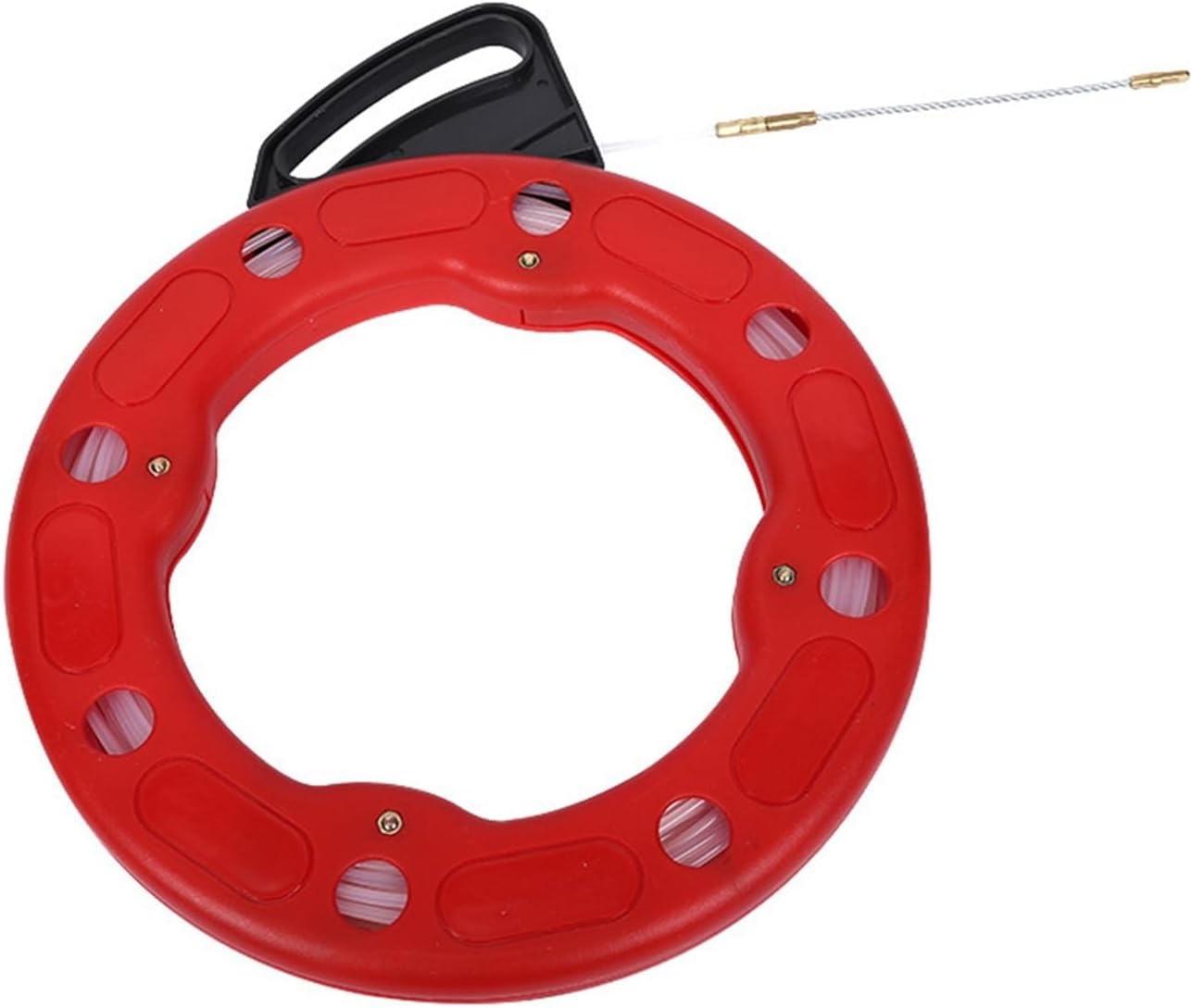 4mm 10/15/20/25/30m ケーブルプーラー フィッシュテープリールプーラー グラスファイバーナイロンコンジットダクトロ