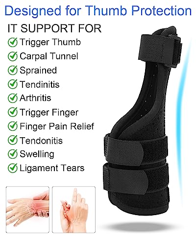 BLATOWN Thumb Spica Splint, Adjustable Thumb and Wrist Brace for Arthritis Pain, Joint Sprains or Injured Thumb Support, Thumb Stabilizer for Women Men Left and Right Hands - Image 3
