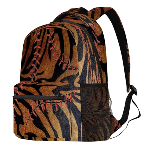 Sac à dos de randonnée vintage grand volume tigre pour homme et femme