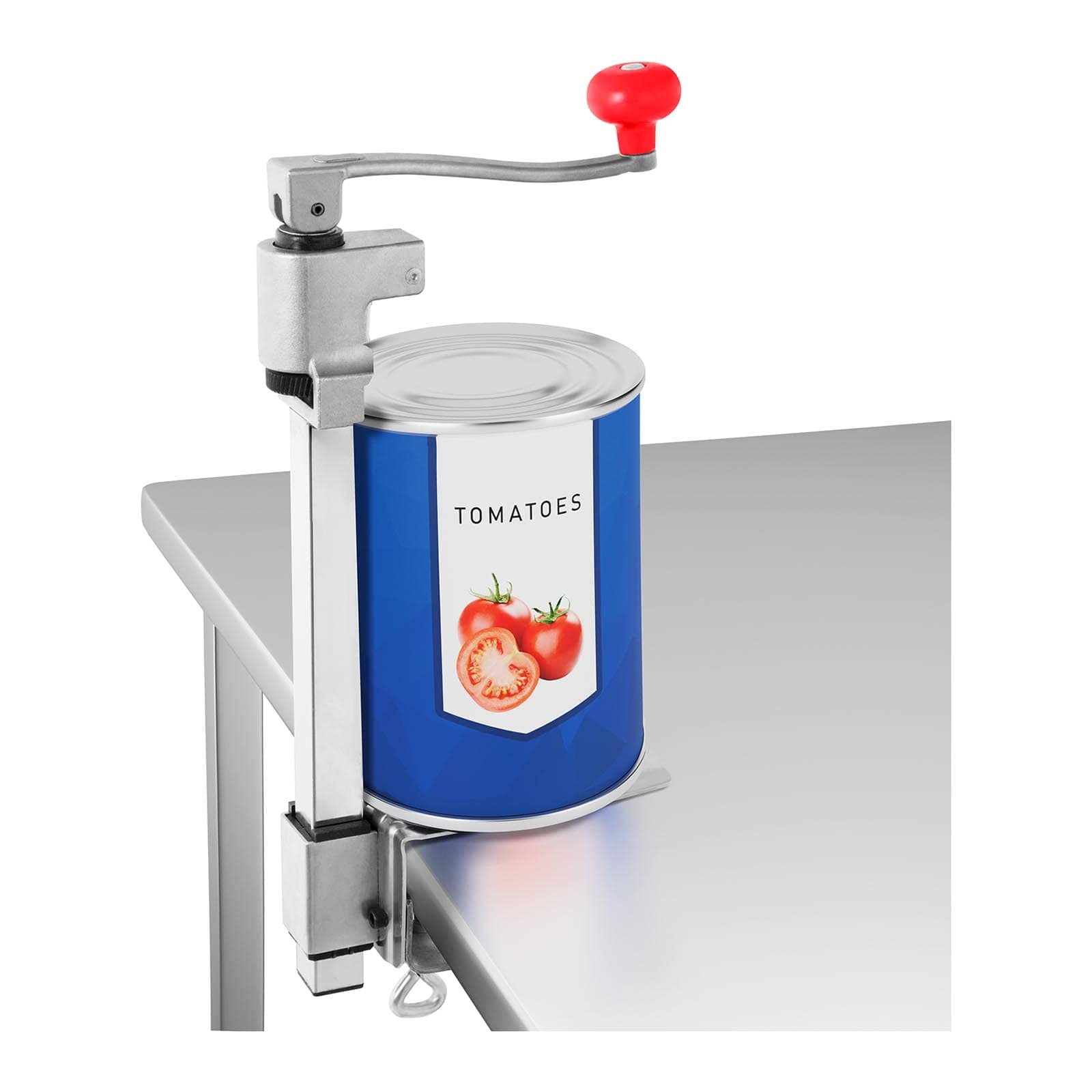 Royal Catering Tischdosenöffner RCTD-4 Dosenöffner Gastronomie Edelstahl Deckelöffner für große Dosen bis zu 52 cm