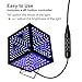 Heepulor Infinity Hyper Cube LED Light LED Controller with Stand, Controller Built-in 10 Mode Children Lamp - Cool & Creative Multicolor Decorative Mirror Art Desk Night Light (3.5 Inches)