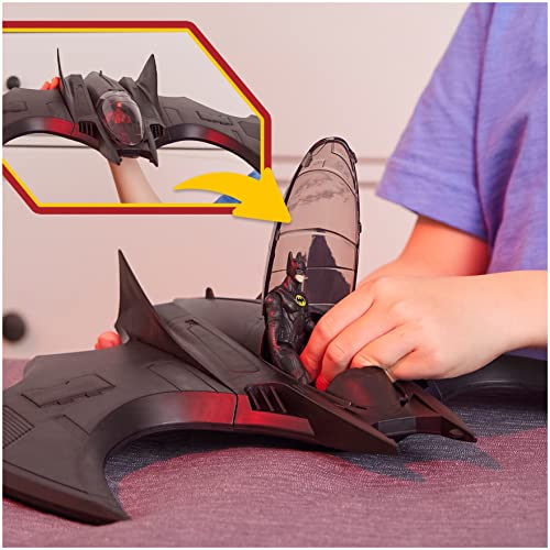Dc Comics, The Flash Ultimate Batwing Set The Flash And Batman Action Figures, 4-Inch Playset Kids Toys For Boys And Girls 3 And Up #TOP3