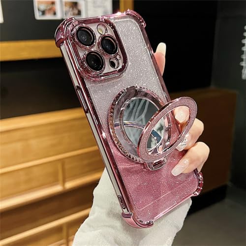 Coque iPhone 13 Pro Max avec support d'anneau magnétique et charge sans fil