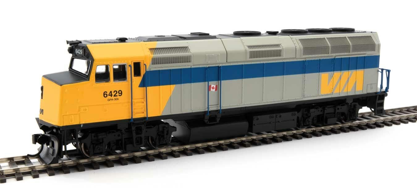 Walthers Lokomotive EMD F40PH VIA - Pista H0 CC, conector digital, metal y plástico, realista, escala HO, 3 + años, aficionados, unisex