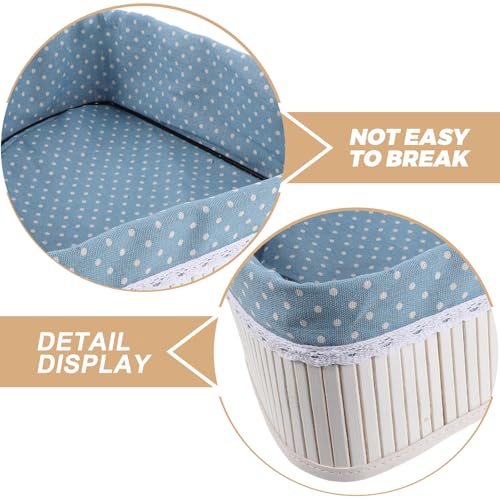 Cesta triangular de bambú Mipcase con forro protector de alta calidad 4