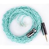 【JSHiFi-Spring】QDC2.5mmリケーブル 銅銀合金＋増強型シールド層設計＋古河銅 2.5mmバランスイヤホンアップグレードケーブル 中華QDCイヤフォン交換ケーブル (QDC2.5mm)