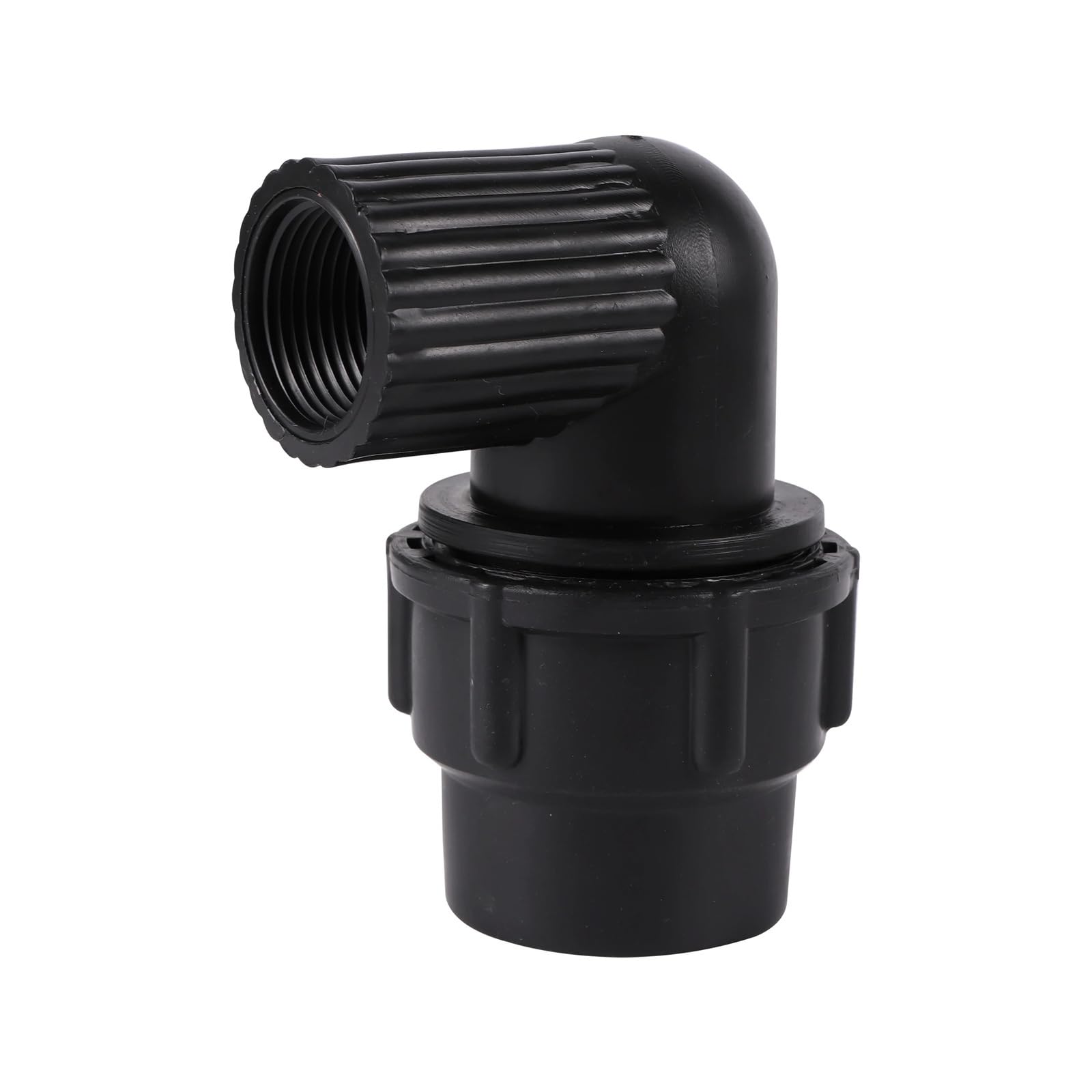 Raccord tuyau eau coudé 90 filetage femelle mâle joint connexion tube PVC PE noir 1/2