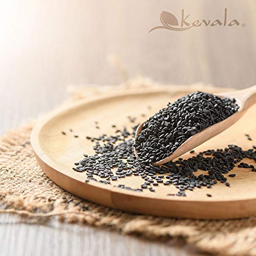 Kevala Organic Black Raw And Unhulled Sesame Seeds, 2 Pound #TOP5