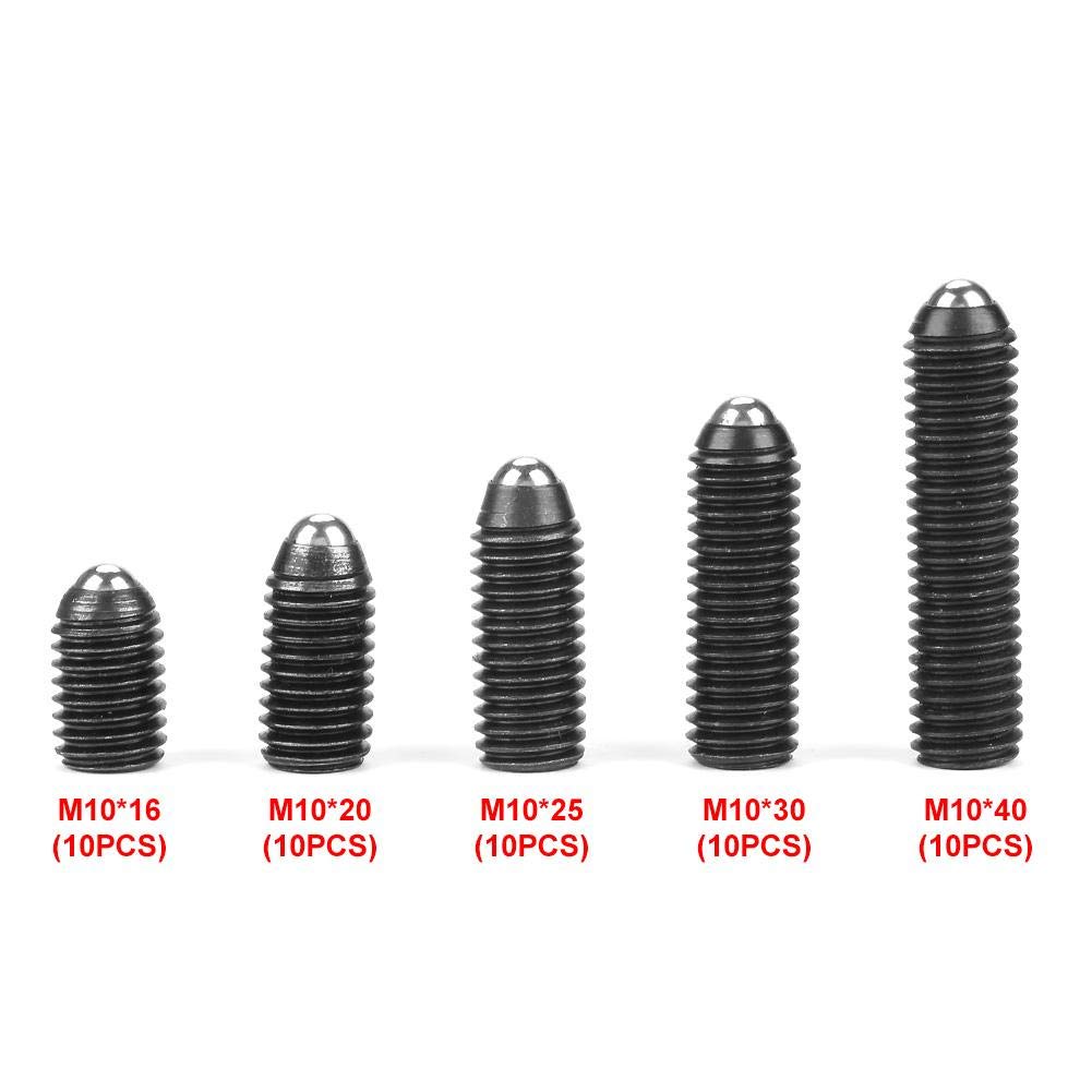 10 Stantuffi A Sfera M10 - Acciaio Carbonio Per Fissaggi Meccanici - Foto 8