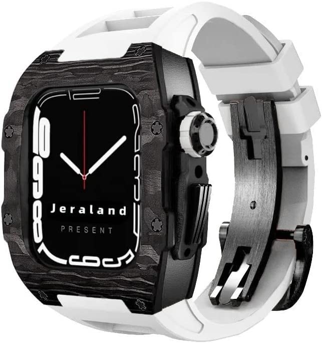 Boîtier fibre de carbone Apple Watch pour le sport et le bureau 44mm