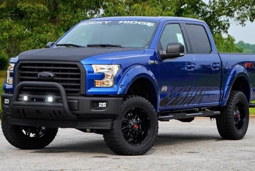 Image of Black Horse Off Road Bull Bar Skid Plate Black Compatible with 2011-2023 Dodge Durango-BBDG700A-SP