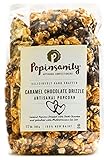 Popinsanity Gourmet Popcorn Deluxe Bag | Non-GMO & Dairy Free - Holiday, Thanksgiving, Corporate, Snacks, Office snacks, Get Well or Birthday Gift (Caramel Chocolate Drizzle, 12 Ounce)