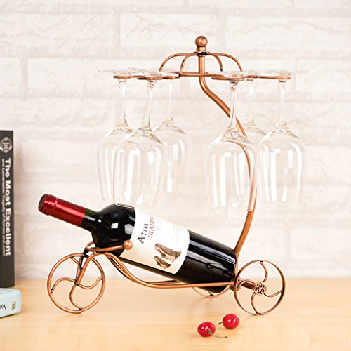 Grand porte-verre à vin rouge inversé pour décoration de bar européen et maison