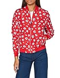  Springfield INT.3.Bomber Print Acolch-C/65 Chaqueta Deportiva, Naranja (Orange 65), S (Tamaño del Fabricante: S) para Mujer