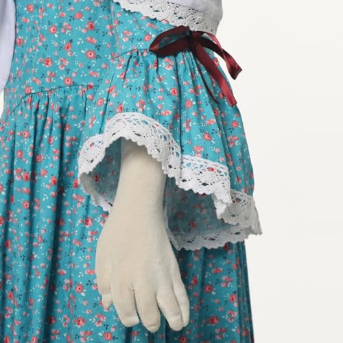 Vestido colonial para niñas de algodón 100% miniatura 3