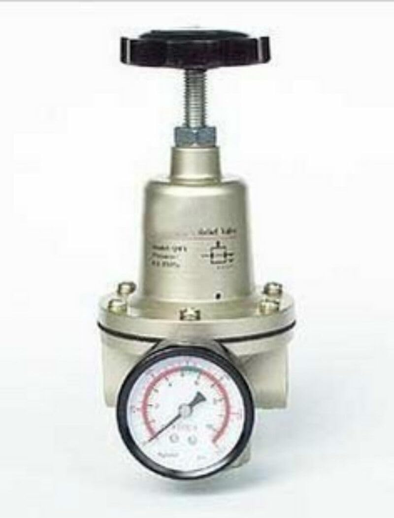 JENANI Tool Part for 1pcs QTY-25 Pneumatic Air Pressure Regulator 1" BSPT with Gauge 7000 L/min QC