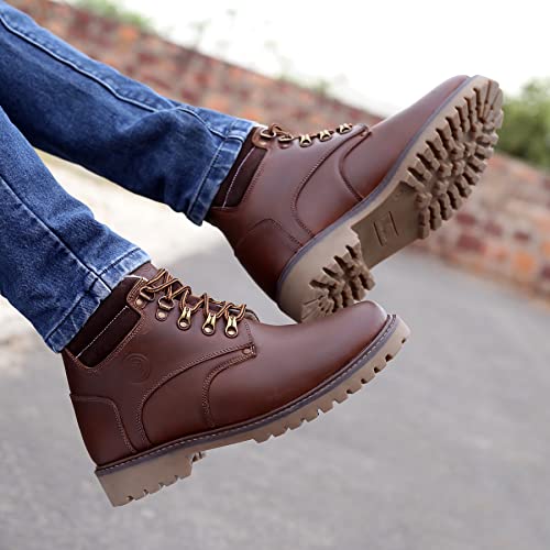 Image of Bacca Bucci Men Leather Hiking Boot