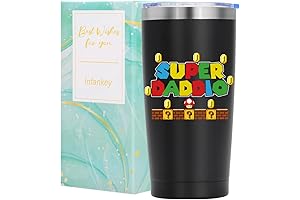 Super Daddio 20oz Tumbler: Dad Birthday Gift from Kids