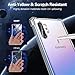 KIOMY Case for Samsung Galaxy Note 10+ / Note 10 Plus Shockproof Bumper Protective Cover Hybrid Design Hard PC Back + Flexible TPU Raised Bezel Slim Fit with Airbags Corners Clear