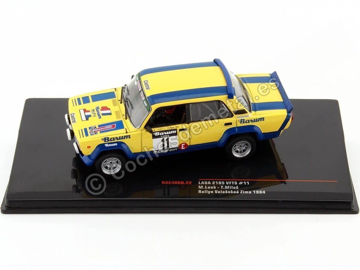 Ixo Model per LADA 2105 VFTS N.11 VALASSKAA ZIMA RALLY 1984 LANK/MILOS 1:43 Auto Rally - Die Cast - Modellismo