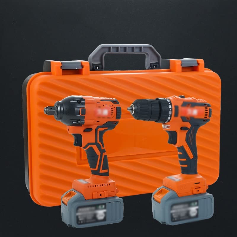 Samnuerly Elektrowerkzeug-Multifunktions-Bohrmaschinen-Set, kabelloses Aufladen, Hand-Bohrmaschine, Heimstanzen – Bild 6