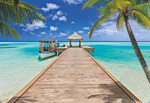 Komar 8-921 Beach Resort Wall Mural, Blue #TOP1