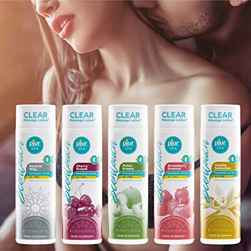 pjur SPA ScenTouch Vanilla Seduction - Klare Massagelotion mit dem Duft verführerischer Vanille - kein Öl, kein Fett, keine Flecken (200ml) - Image 6