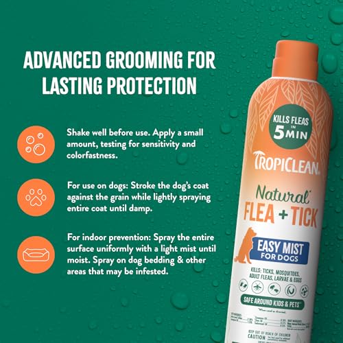 Image of Natural Flea & Tick Dog & Home Mist Spray by TropiClean