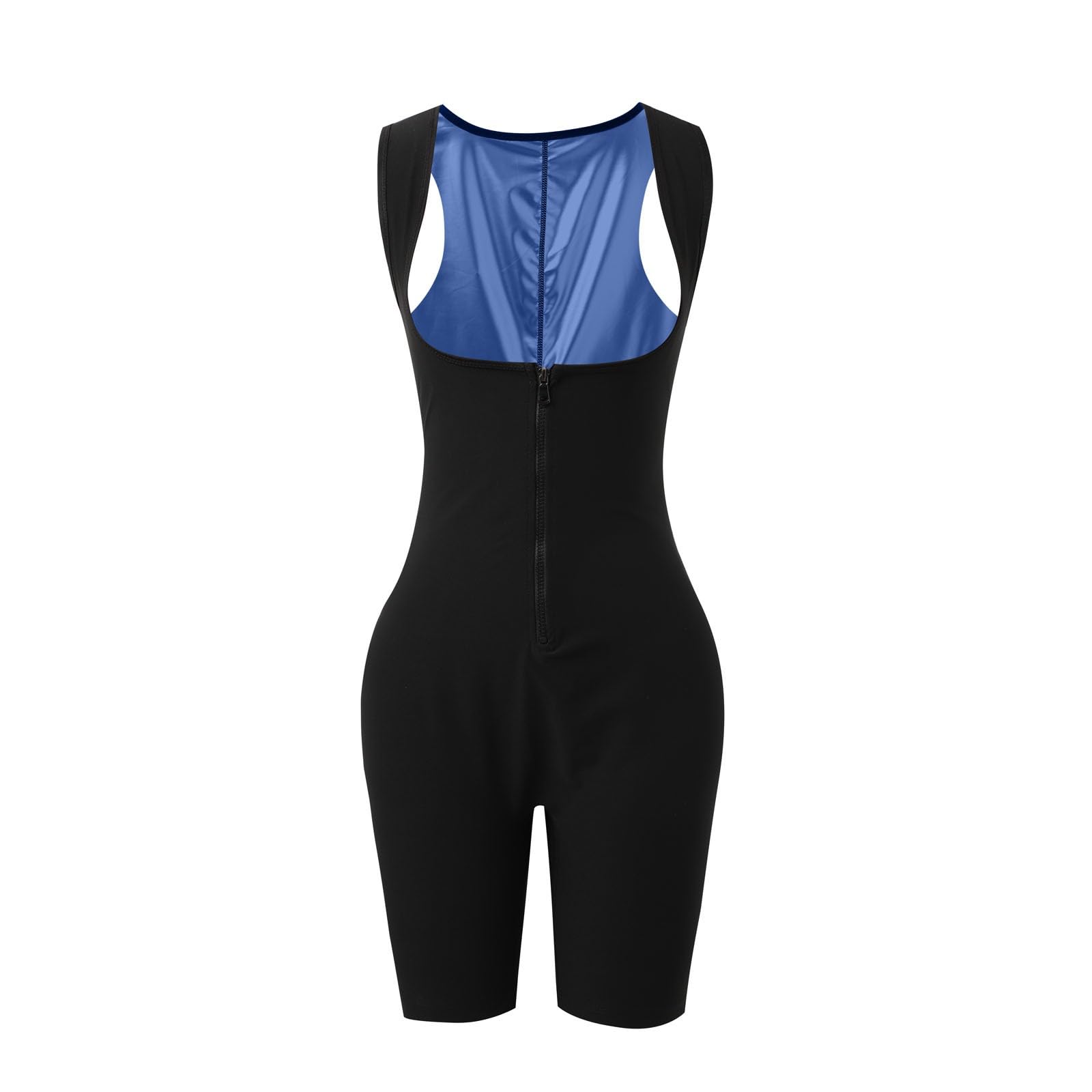 Mono ajustado para entrenamientos de alta intensidad y sesiones de sudoración intensas, mujer, sin mangas, pantalón largo, tejido térmico, para deportes al aire libre y gimnasio, rendimiento
