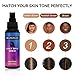 Mateplex Lace Tint Spray for Wigs Tinted Melting Spray for Lace Grids Quick Drying Wig Knot Concealer 3.38 oz (100ml, Golden Brown)