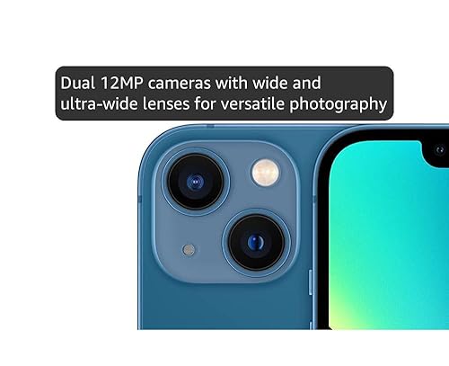 Amazon.com: Apple iPhone 13, 128GB, Blue - Unlocked (Renewed