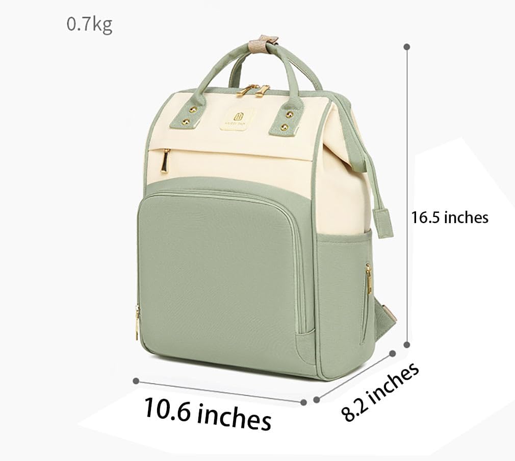 SMALL COLOR Personalized Diaper Bag Custom Name Logo Photo Customized Backpack Gifts For Mom Travel Gear (khaki)